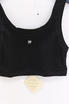 BASERANGE 25 Spring/Summer French organic cotton heart-shaped corset vest BAS-BRHE-RB-000-Black